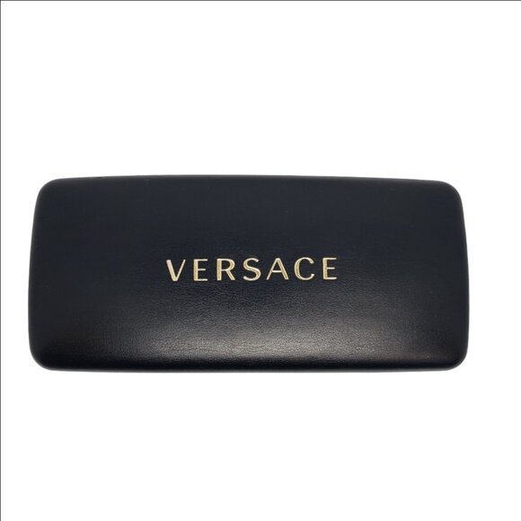 Versace Accessories - Versace Sunglasses Case Black Leather Hard Shell Designer